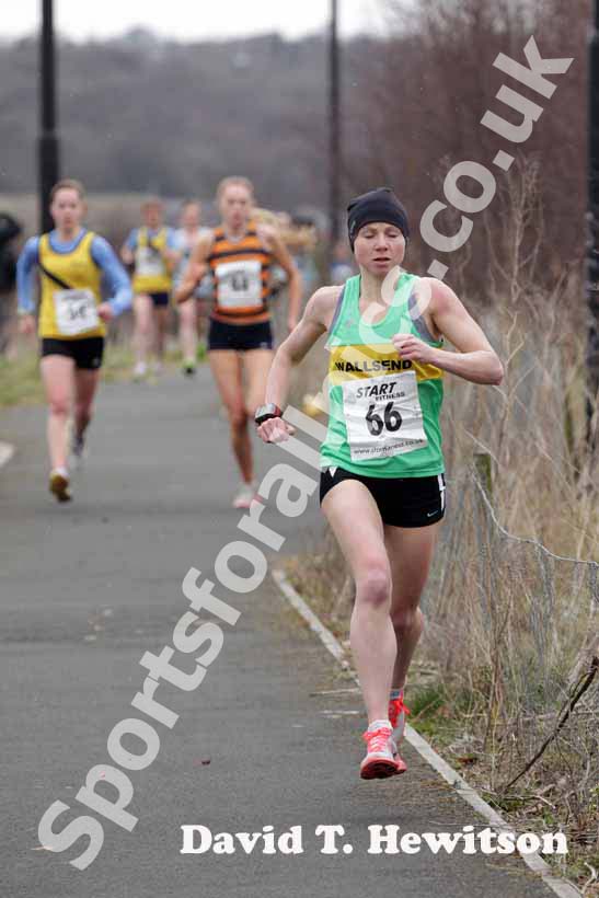 Stacey Rogers (Wallsend) senior womens Elswick Road Relays.